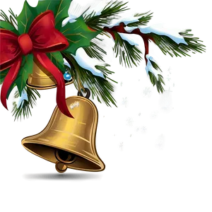 Rustic Christmas Bells PNG 06122024