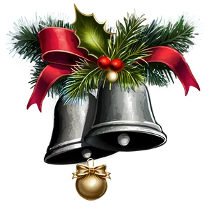 Rustic Christmas Bells PNG Gcx71 PNG