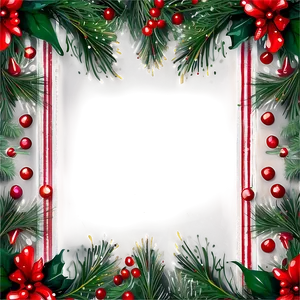 Rustic Christmas Border PNG 05252024