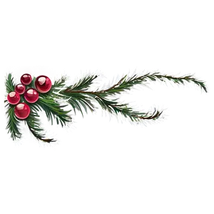 Rustic Christmas Border PNG Cyl
