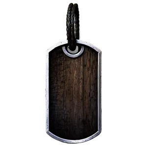 Rustic Dog Tag PNG 6