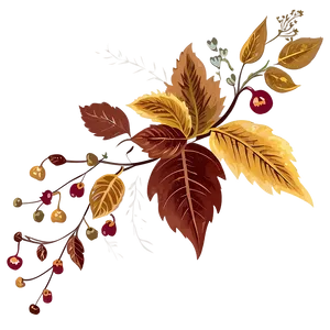 Rustic Fall Flowers Png 78 PNG image