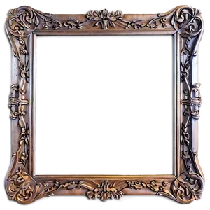 Rustic Fancy Frame PNG 65 PNG