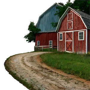 Rustic Farm Path PNG 06202024