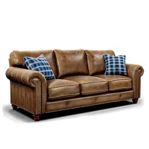 Rustic Farmhouse Sofa Png Tcy57 PNG image