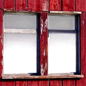 Rustic Farmhouse Window PNG 05042024