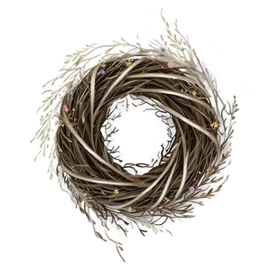 Rustic Farmhouse Wreath PNG Bwh12