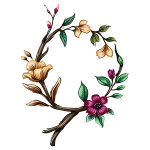 Rustic Flower Drawing PNG Wgf23 PNG