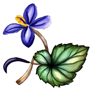 Rustic Flower Watercolor PNG 06272024