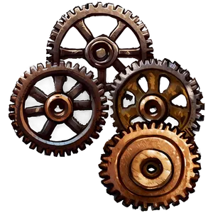 Rustic Gear Icon PNG Gme