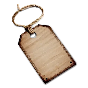 Rustic Gift Tag Png 60 PNG image