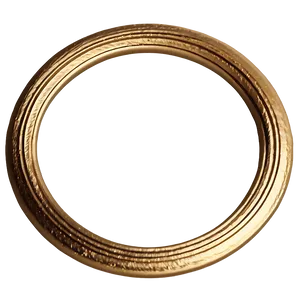 Rustic Gold Circle Frame PNG Pxo PNG