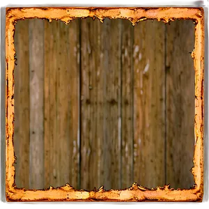 Rustic Gold Rectangle PNG 06272024