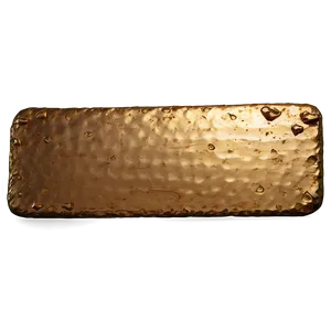 Rustic Gold Rectangle PNG 34