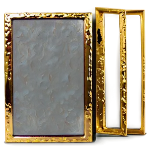 Rustic Gold Rectangle PNG Ijy