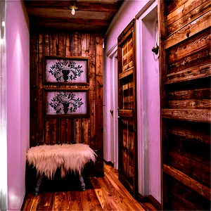 Rustic Hallway Decorations Png Byj34 PNG image