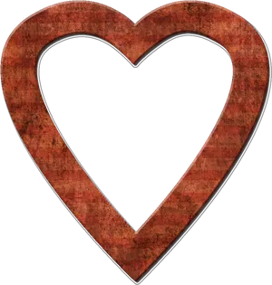 Rustic Heart Frame.png PNG image
