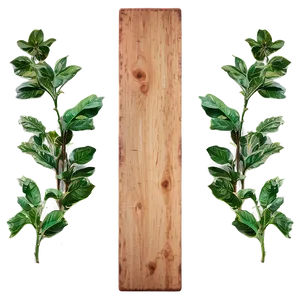 Rustic Hickory Wood Board PNG Vom74 PNG