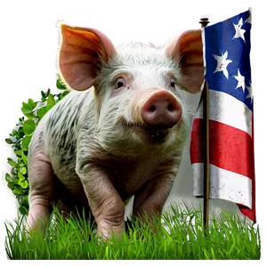 Rustic Hog PNG 06252024