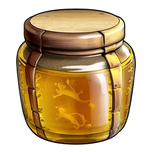 Rustic Honey Dragon Jar PNG 06212024 PNG