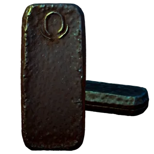 Rustic Iron Ingot PNG 06272024