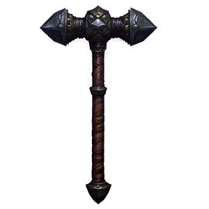 Rustic Iron Mace Png Wfp PNG image