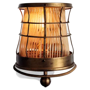 Rustic Lamp PNG 05252024