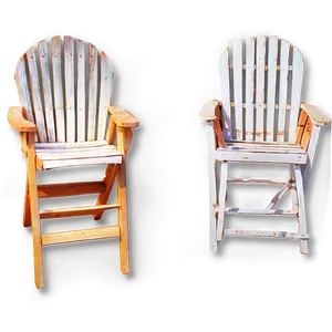 Rustic Lawn Chair PNG Dcx10 PNG