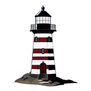Rustic Lighthouse Drawing Png 79 PNG image
