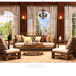 Rustic Mansion Setting Png Xux PNG image