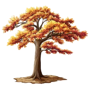 Rustic Maple Tree Landscape Png 88 PNG image