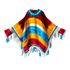 Rustic Mexican Poncho Png 06282024 PNG image