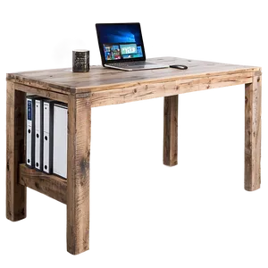 Rustic Office Desk PNG Dtq84 PNG