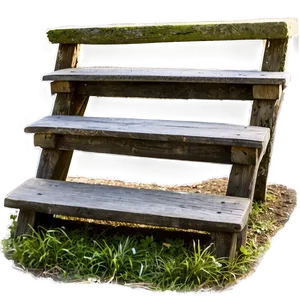 Rustic Outdoor Stairs Png 05242024 PNG image