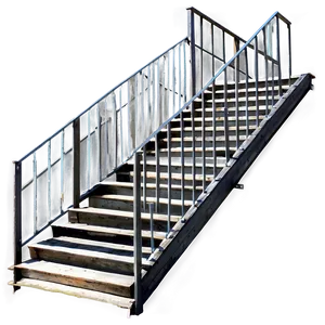 Rustic Outdoor Stairs Png 05242024 PNG image