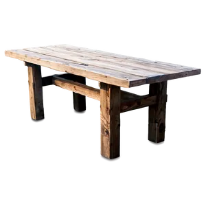 Rustic Outdoor Table Png 65 PNG image