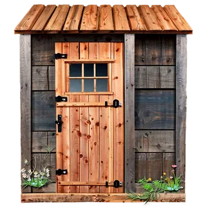 Rustic Outhouse Design PNG Gis38 PNG