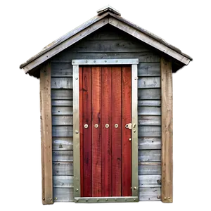 Rustic Outhouse Design Png Ovg PNG image