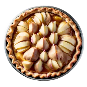 Rustic Pear Pie PNG 26