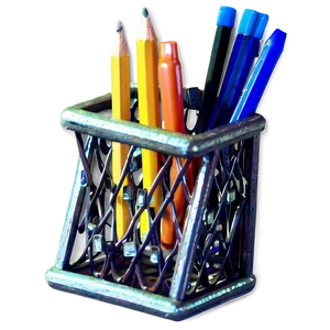 Rustic Pencil Holder PNG 18