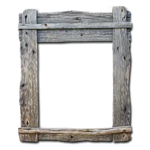 Rustic Photo Frame Png 05252024 PNG image