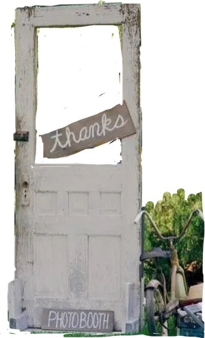 Rustic Photobooth Door Sign