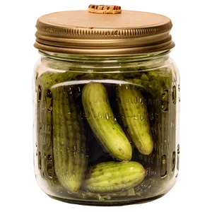 Rustic Pickle Mason Jar PNG 05232024 PNG