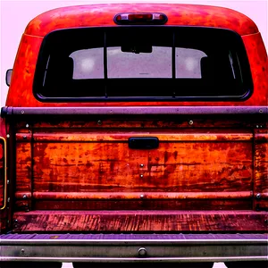 Rustic Pickup Truck PNG Pie PNG
