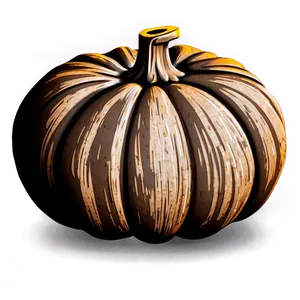 Rustic Pumpkin Silhouette PNG 52