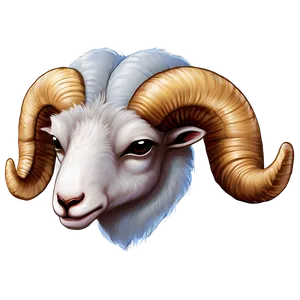 Rustic Ram Head Farm Icon PNG Bhu PNG
