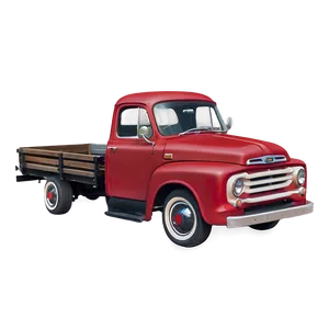 Rustic Red Truck Png 06282024 PNG image