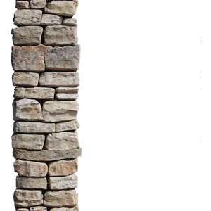 Rustic Rock Wall PNG 06292024