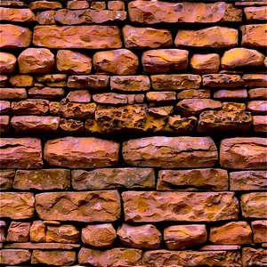 Rustic Rock Wall PNG 3