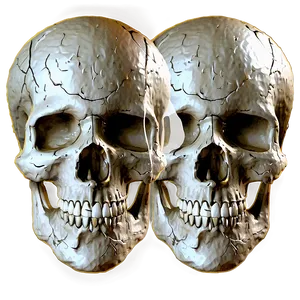 Rustic Skull Sketch PNG C